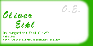 oliver eipl business card
